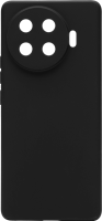Чехол (клип-кейс) BoraSCO для Tecno Spark 20 Pro + Silicone Case черный (73128)