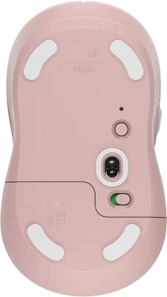 Мышь Logitech M650 розовый оптическая 4000dpi беспров. BT/Radio USB 4but (910-006391)