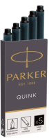 Картридж Parker Quink Z11 (CW1950382) черные чернила для ручек перьевых (5шт)
