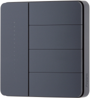 Умный выключатель Aqara Z1 Pro ZNQBKG43LM 2-хкл. графитовый (ZNQBKG43LM_GR)
