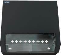 Шкаф коммутационный NTSS (NTSS-SOHO5U-BL) настенный 5U 520x140мм пер.дв.стекл несъемн.бок.пан. 80кг