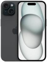 Смартфон Apple iPhone 15 A3090 128Gb черный 3G 4G 1Sim 6.1" OLED 1179x2556 iOS 17 48Mpix 802.11 a/b/