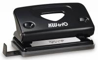 Дырокол Kw-Trio Classic Mini 941BLCK макс.:10лист. металл черный отв.:2 с линейкой
