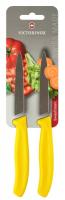 Набор ножей кухон. Victorinox Swiss Classic (6.7796.L8B) компл.:2шт желтый блистер