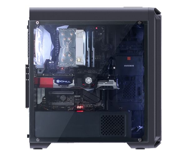 Корпус Zalman i3 черный без БП ATX 2x120mm 2xUSB2.0 1xUSB3.0 audio bott PSU