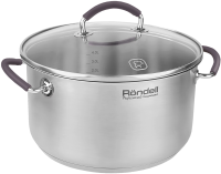 Кастрюля Rondell Akzent RDS-1389 5.1л. d=24см (с крышкой) стальной