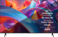Телевизор LED Hisense 55" 55A6N черный 4K Ultra HD 60Hz DVB-T DVB-T2 DVB-C DVB-S DVB-S2 USB WiFi Smart TV