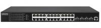 Коммутатор Osnovo SW-24G4X-1L 28G 4SFP+ 24PoE 400W управляемый