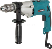 Дрель ударная Makita HP2070 1010Вт патрон:кулачковый реверс (кейс в комплекте)