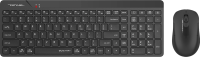 Клавиатура + мышь A4Tech Fstyler FG2300 Air2 клав:черный мышь:черный USB беспроводная slim (FG2300 A