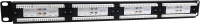 Патч-панель NTSS (NTSS-PP-1U-24-UTP-RJ45-5E-D) 19" 1U 24xRJ45 кат.5E UTP