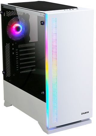 Корпус Zalman S5 белый без БП ATX 6x120mm 2x140mm 2xUSB2.0 1xUSB3.0 audio bott PSU