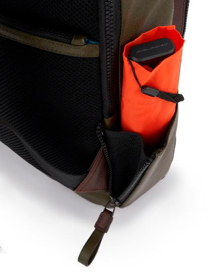 Рюкзак унисекс Piquadro Harper CA3869AP/VETM зеленый/коричневый кожа