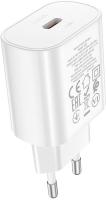 Сетевое зар./устр. Hoco N22 25W (PD+QC+AFC) USB-C белый