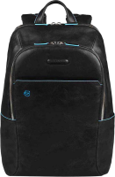 Рюкзак унисекс Piquadro Blue Square CA3214B2/N черный кожа