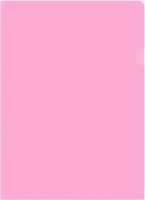 Папка-уголок Бюрократ Pastel -EPAST/PINK A4 пластик 0.18мм розовый