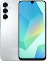 Смартфон Samsung SM-A165F Galaxy A16 128Gb 4Gb серебристый моноблок 3G 4G 2Sim 6.7" 1080x2340 Android 14 50Mpix 802.11 a/b/g/n/ac NFC GPS GSM900/1800 GSM1900 TouchSc microSD max1024Gb