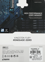 Память DDR5 2x16GB 7200MHz Kingston KF572C38RSK2-32 Fury Renegade Silver XMP RTL Gaming PC5-57600 CL