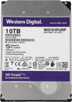 Жесткий диск WD SATA-III 10Tb WD101PURP Video Purple Pro (7200rpm) 256Mb 3.5"