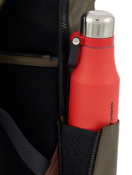 Рюкзак унисекс Piquadro Harper CA3869AP/VETM зеленый/коричневый кожа