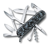 Нож перочинный Victorinox Huntsman (1.3713.942) 91мм 15функц. морской камуфляж карт.коробка