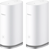 Бесшовный Mesh роутер Huawei Mesh 3 WS8100-22 (53039180) AX3000 10/100/1000BASE-T белый (упак.:2шт)