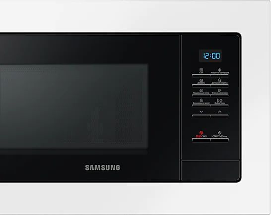Микроволновая печь Samsung MS20A7013AL/BW 20л. 850Вт белый/черный (встраиваемая)