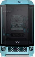 Корпус Thermaltake The Tower 300 Turquoise голубой без БП miniITX 7x120mm 5x140mm 2xUSB3.0 audio bot
