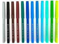 Фломастеры Deli EC10023 ColoRun Вентилируемый 24цв. пакет с европодвесом