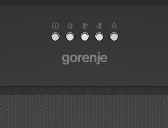 Вытяжка встраиваемая Gorenje BHI626E6B черный управление: кнопочное (1 мотор)