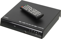 Плеер DVD Hyundai H-DVD100 черный ПДУ