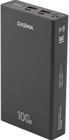 Мобильный аккумулятор Digma DGPD100WA 20000mAh QC3.0/PD3.0 100W 5A 2xUSB-A/2xUSB-C черный (DGPD20A10