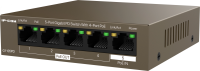 Коммутатор IP-Com G1105PD (L2) 5x1Гбит/с 4PoE 30W неуправляемый