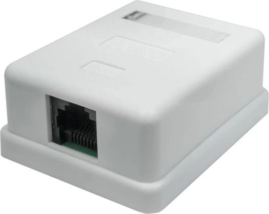 Розетка Suprlan 10-0307 информ.RJ45 кат.5E U/UTP черн.