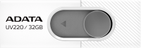 Флеш Диск A-Data 32Gb UV220 AUV220-32G-RWHGY USB2.0 белый/серый
