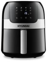 Аэрогриль Hyundai HYF-3555 1500Вт черный/серебристый