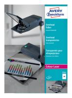 Пленка Avery Zweckform 3561 A4/50л./прозрачный для лазерной печати