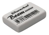 Ластик Silwerhof Boom 300/60 181147 31х21х8мм каучук термопластичный белый