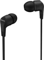 Гарнитура вкладыши Philips TAE1105BK/00 1.2м черный проводные в ушной раковине