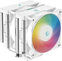 Устройство охлаждения(кулер) Deepcool AG620 Digital Wh ARGB Soc-AM5/AM4/1151/1200/2066/1700 4-pin 29