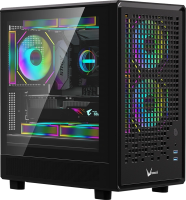 Корпус Formula Air Mesh G2 серебристый без БП mATX 3x120mm 2xUSB3.0 audio