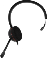 Наушники с микрофоном Jabra Evolve 20 MS Mono черный 1.2м накладные USB оголовье (4993-823-109)