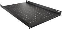Полка стац. NTSS (NTSS-FS-H-1000-BL) 1U 100кг. 19" 750мм черный (упак.:1шт)