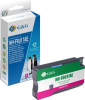 Картридж струйный G&G GG-F6U17AE F6U17AE пурпурный (26мл) для HP OJ Pro 7740/8210/8218/8710/8715