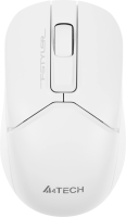 Мышь A4Tech Fstyler FB12 белый оптическая (1200dpi) беспроводная BT/Radio USB (3but)