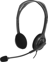 Наушники с микрофоном Logitech H111 серый 2.35м накладные (981-000588)