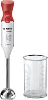 Блендер погружной Bosch MSM64110 450Вт белый/красный