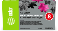 Картридж струйный Cactus CS-CLI8M пурпурный (12мл) для Canon Pixma MP470/MP500/MP510/MP520/MP530/MP600/MP800/MP810/MP830/MP970/iP3300/iP3500/iP4200/iP5200/iP5300/iP6600D/iP6700D/MX700/MX850/iX4000/iX5000/Pro9000/9000Mark II