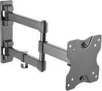 Кронштейн для телевизора Ultramounts UM894 черный 13"-27" макс.20кг настенный поворотно-выдвижной и наклонный