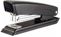Степлер Kw-Trio 055C4BLACK 24/6 26/6 (20листов) встроенный антистеплер черный 100скоб металл/пластик